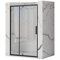 Sprchové dvere Rapid Swing 120x195 black Rea K6413
