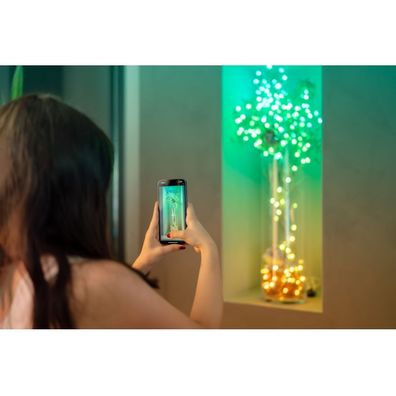 Twinkly TWKS200RGB-G - LED RGB Stmievateľná vianočná reťaz 200xLED 14 m USB Wi-Fi