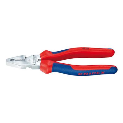 Kombinované kliešte Force 225 mm. KNIPEX 02 05 225 - chrómované, viaczložkové puzdrá