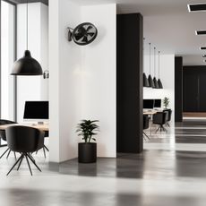 ZEVENTI - Nástenný ventilátor FREEZE 50W/230V pr. 40 cm čierna + diaľkové ovládanie