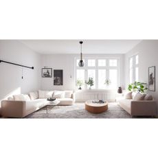 Závesné svietidlo so skleneným tienidlom ø 15 cm Cota – Squid Lighting