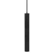 Luster na lanku 1xGU10/35W/230V 50 cm čierna