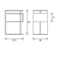 Radius design cologne Stolík RADIUS DESIGN (X-CENTRIC TABLE weiss 530C) biely