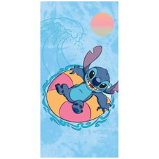 Bavlnená plážová osuška Lilo & Stitch – motív Vodné radovánky - 100% bavlna - 70 x 140 cm