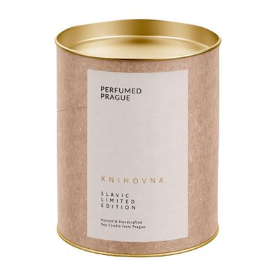 Sviečka zo sójového vosku s vôňou dreva Perfumed Prague, doba horenia 40 h