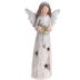 Keramický LED anjel Nativity I, 32 cm