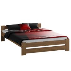 Posteľ Euro 100x200 masiv borovice Dub