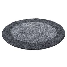 Ayyildiz Kusový koberec Life Shaggy 1503 grey kruh - 160x160 (priemer) kruh cm