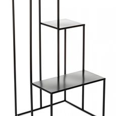 DekorStyle Stojan na květiny LOFT 85 cm černý