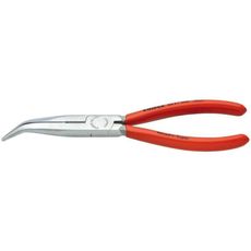 Polkruhové kliešte s čepeľami (so zobáčikom) 200 mm KNIPEX 26 21 200 - leštená hlava, plastové puzdrá