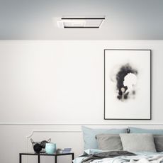Brilliant - LED Stmievateľné svietidlo IORGO LED/40W/230V 43,5x43,5 cm biela/čierna