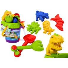 LEAN TOYS Súprava na piesok so sprchou – Dinosaurus