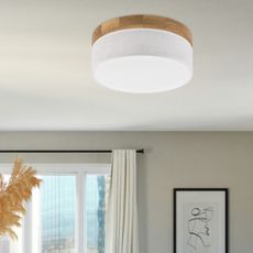 Brilagi - LED stropné svietidlo BELLADONNA LED/20W/230V pr. 30 cm biela/dub