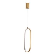 LED závesné svietidlo v zlatej farbe Can – Opviq lights