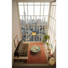 Hnedá rozkladacia pohovka 244 cm Base – Karup Design