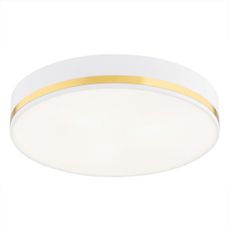 Argon 6138 - Stropné svietidlo AMORE 3xE27/15W/230V pr. 45 cm biela/zlatá