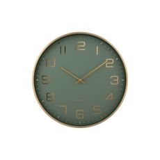 Karlsson 5973GR dizajnové nástenné hodiny svetlozelená, pr. 40 cm