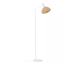 Stojacia lampa v prírodnej farbe s ratanovým tienidlom (výška 157 cm) Damila - Kave Home