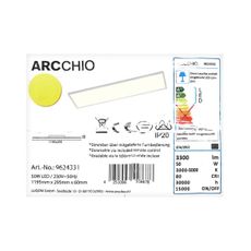 Lampenwelt - LED Stmievateľné stropné svietidlo BLAAN LED/50W/230V + DO