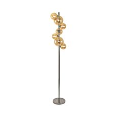 Brilagi - LED Stojacia lampa MILLA 7xG9/3W/230V lesklý chróm/zlatá