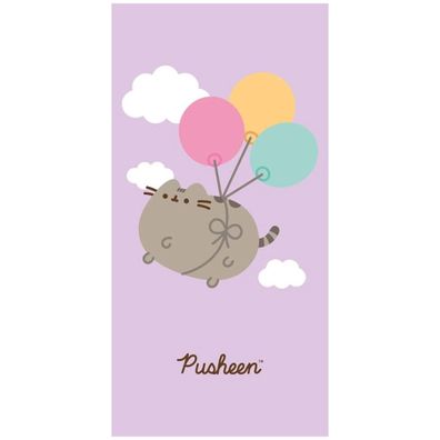 Bavlnená osuška mačička Pusheen - motív Kurz lietania - 100% bavlna - 70 x 140 cm