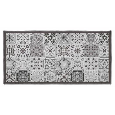 Sivý prateľný behúň 50x120 cm Persane – douceur d'intérieur