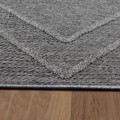 Ayyildiz , Kusový koberec Patara 4954 Grey – na von aj na doma, 80x150, šedá, chodba / predsieň