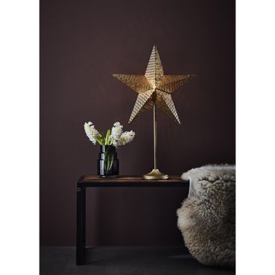 V zlatej farbe vianočná svetelná dekorácia ø 48 cm Rustic – Markslöjd