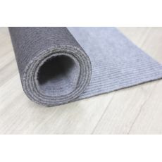 Vopi , Kusový koberec Quick step sivý, 80x150, šedá, chodba / predsieň