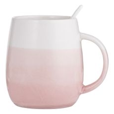 Svetloružový porcelánový hrnček 380 ml Immerse – Ladelle