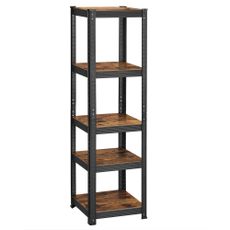 Boxxx STOJACÍ REGÁL, hnedá, čierna, 37/150/37 cm