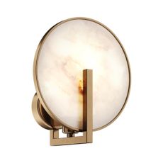 Maytoni MOD099WL-01G2 - Nástenné svietidlo MARMO 1xE14/40W/230V zlatá
