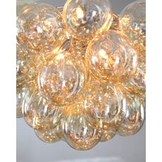 ByRydens 4200440-5503 - Luster na lanku GROSS 8xG9/4W/230V dymová/hnedá