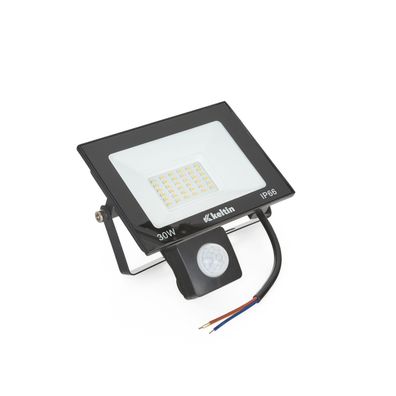 LED reflektor 30W s detektorom pohybu - studená biela 6500K (40)