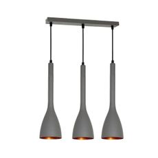 Luster na lanku ALUMI 3xE27/60W/230V
