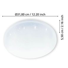 Eglo 900363 - LED Kúpeľňové stropné svietidlo FRANIA LED/18W/230V IP44