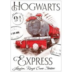 Detský uterák Harry Potter - motív Rokfortský Express - 100% bavlna - 30 x 50 cm