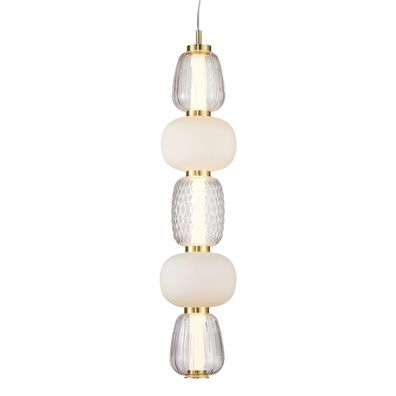 LED Luster na lanku CARO LED/40W/230V zlatá