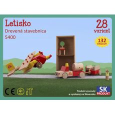 Drevená stavebnica Letisko Moy Toy