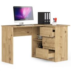 Počítačový stôl B16 pravá - dub artisan