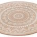 Hanse Home Collection koberce Kusový koberec Celebration 105505 Valencia Ivory kruh - 200x200 (priemer) kruh cm