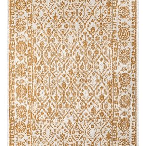 NORTHRUGS - Hanse Home koberce Kusový koberec Twin-Wendeteppiche 105789 Ochre – na von aj na doma - 80x350 cm