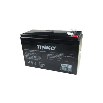 Olovený akumulátor VRLA AGM 12V/7Ah/faston 6,3mm