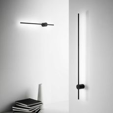 Ideal Lux - LED Nástenné svietidlo ESSENCE LED/19W/230V 3000K 124 cm CRI 90 čierna