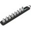 Wera 003974 Zyklop 3/8" Belt B Imperial 1 inbusové zásuvky s funkciou držania (sada 8 ks)