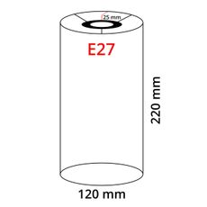 Eglo 32498 - Univerzálne tienidlo TUNJA E27 pr. 12 cm biela
