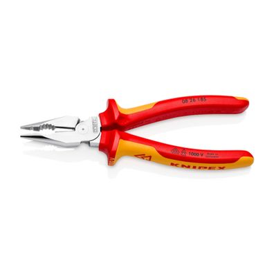 Kombinované úzke ploché kliešte 185 mm VDE Knipex 08 26 185