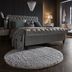 Flair Rugs koberce Kusový koberec Shaggy Teddy Grey kruh - 133x133 (priemer) kruh cm