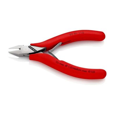 Bočné frézy na elektroniku 115 mm Knipex 77 41 115 - leštená hlava, viaczložkové puzdrá