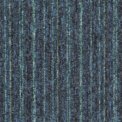 Balta , Kobercový štvorec Sonar Lines 4583 modrozelený 50 x 50 cm, chodba / predsieň